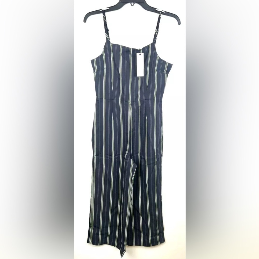 Cupcakes And Cashmere Women’s Avery Blue Sleeveless Jumpsuit Size 2
